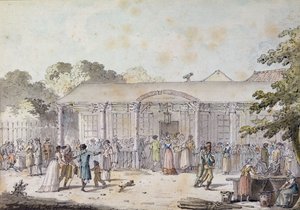 Het Café Goddet, Boulevard du Temple, ten tijde van het Consulaat, 1799-1804